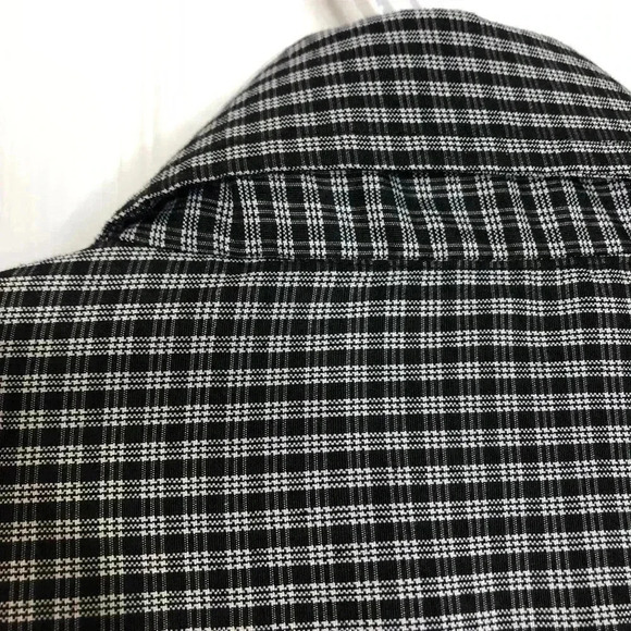 Black  & White Dress Shirt Size Large - Picture 15 of 16
